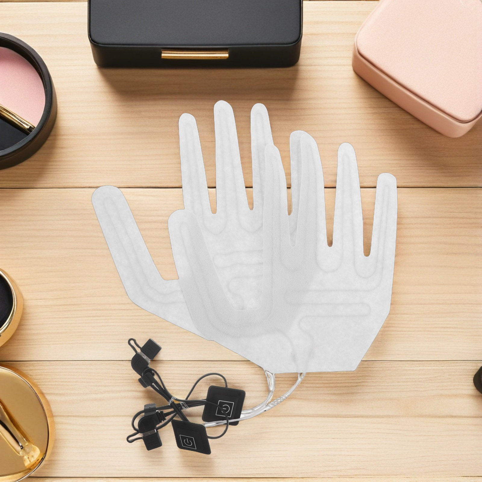 2Pcs Full Finger Electric Heat - Heated Gloves Electric ulasan dan harga