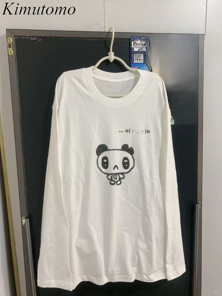 Kimutomo T Shirts Women Cartoo - Winter Clothing For Women ulasan dan harga